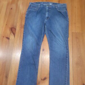 Men's Carhartt Rugged Flex Relaxed Fit Jeans 40x32 Straight Leg Blue Denim